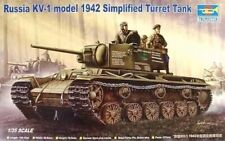 RUSSIA KV-1 MODEL 1942 SIMPLFIED TURRET TANK 1/35 TRUMPETER 00358
