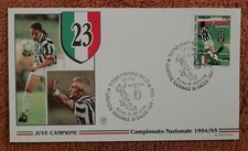 6511 BUSTA PRIMO GIORNO JUVENTUS CAMPIONE 1994-95 D'ITALIA 
