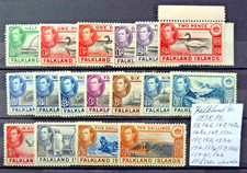 ISOLE FALKLAND 1938-1950 G.VI