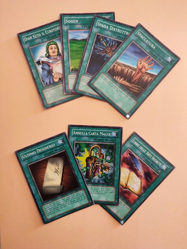 Lotto 7 carte - yu-gi-oh!,