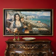 quadro dipinto a olio su tela