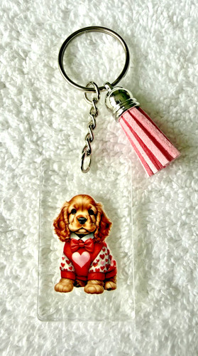 Portachiavi cocker spaniel - portachiavi,