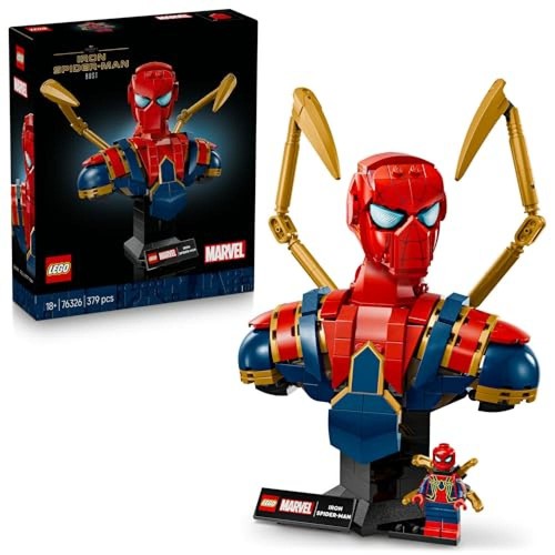 Lego marvel busto di - busto, iron