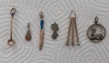 6 Ciondoli miniatura vintage