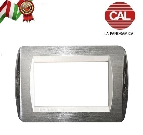 Placca ottone cromo - 3p,