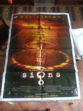 manifesto SIGNS (2002) M.GIBSON J.PHOENIX R.CULKIN A.BRESTIN  tipo LOCANDINA