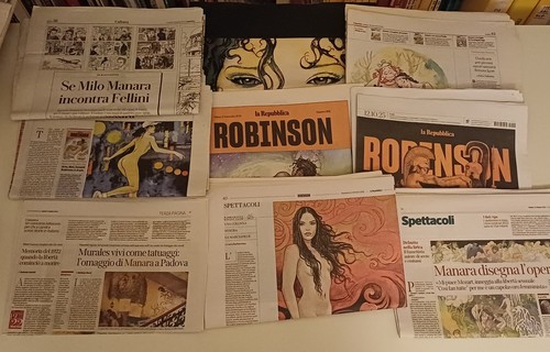Milo manara articoli robinson - milo,