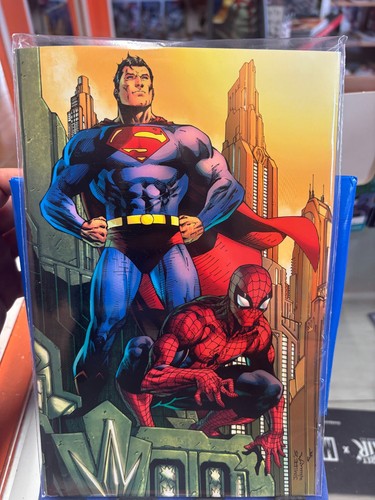 Superman spider man variant - superman/spider-man,