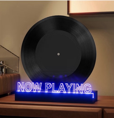 Now playing vinyl record - now,