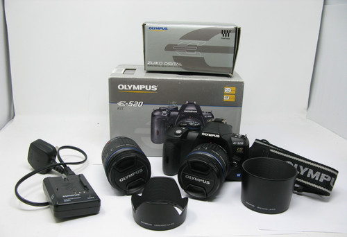 Olympus 520 kit fotocamera - e-520,
