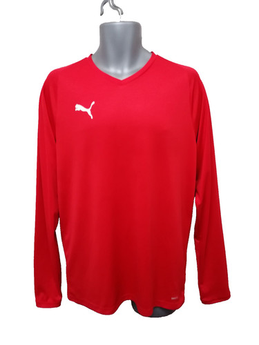 Felpa puma rossa manica - rossa,