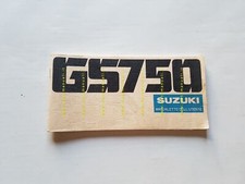 Suzuki GS 750 1976 manuale uso manutenzione libretto italiano originale moto 