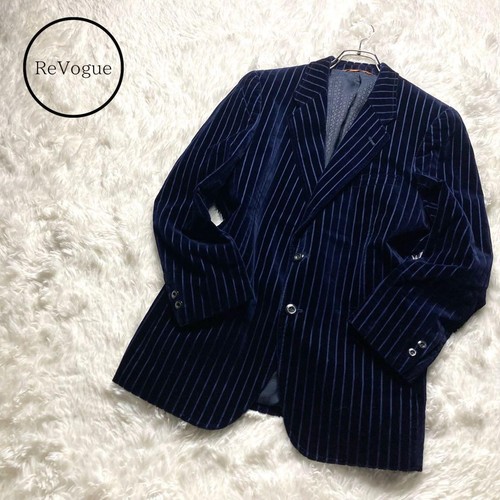 Giacca sartoriale vintage blu - giacca,