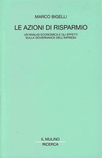 Le azioni di risparmio  analisi economica e effetti governance dell'impresa