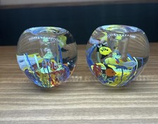 Set 2 portacandele in vetro