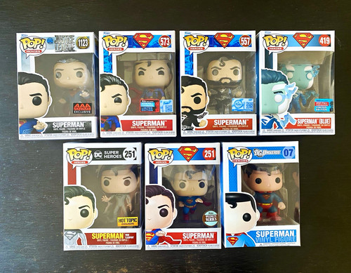 Funko pop superman lotto - dc,