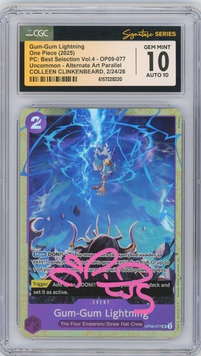 Cgc gem mint auto 10 - gem,