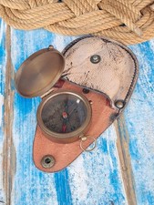 Bussola in Ottone Vintage In