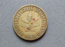 Germania Repubblica Federale 1950 10 PFENNIG F