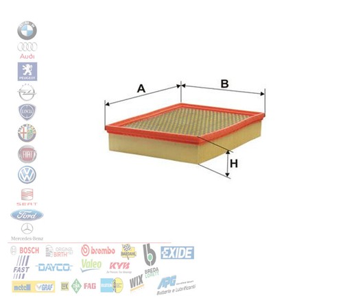 Filtro aria ssangyong actyon - aria,