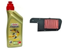 KIT/TAGLIANDO HONDA FES 250 FORESIGHT 1997 CASTROL 10W40 FILTRO ARIA