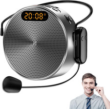 Amplificatore Vocale,Megafono Portatile,Amplificatore Bluetooth,Microfono Con Ca