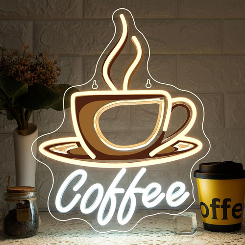 Coffee scritte neon caffè - coffee, neon,caffè
