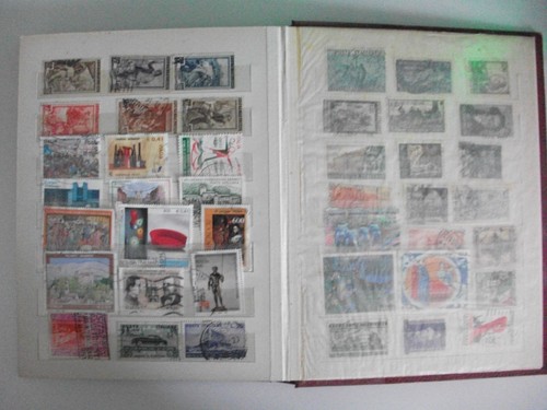 Album pagine rosso lotto - album, 8