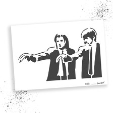 Stencili BANKSY Streetart