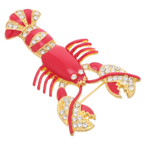 Spilla aragosta cristallo