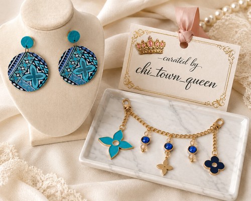 Orecchini accessori borsa - e,