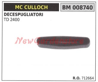 Filtro aria culloch - aria, mc
