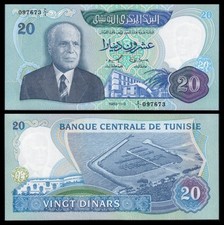 Túnez tunisia 20 dinars - túnez,