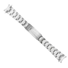 CINTURINO OROLOGIO OYSTER 21 MM BLOCCO SCORREVOLE PER ROLEX DATEJUST SUBMARINER DEEPSEA 116660