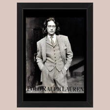 Anni ' 90  * Pubblicità Originale "Polo Ralph Lauren, Completo da Uomo" Cornice