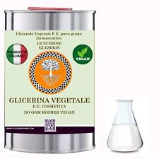 Glicerolo Vegetale F.U. puro grado farmaceutico glicerina pura liquida OIL&WAX
