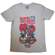 Looney Tunes Super Saturday TV T-Shirt Neutral New