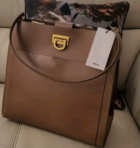 Borsa tote marrone - , mango