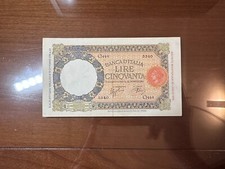 BANCONOTA LIRE 50 LUPETTA