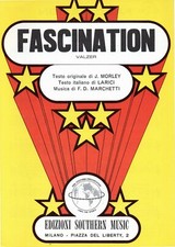 Spartito musicale Fascination valzer linea per mandolino e fisarmonica