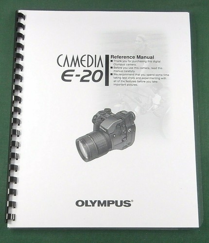 Olympus manuale - e-20,