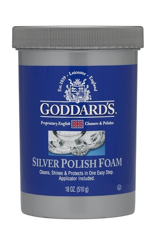 Goddards silver polish foam - goddards,