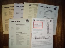 OPUSCOLO CAMION SAURER BERNA – VARI – anni ‘70