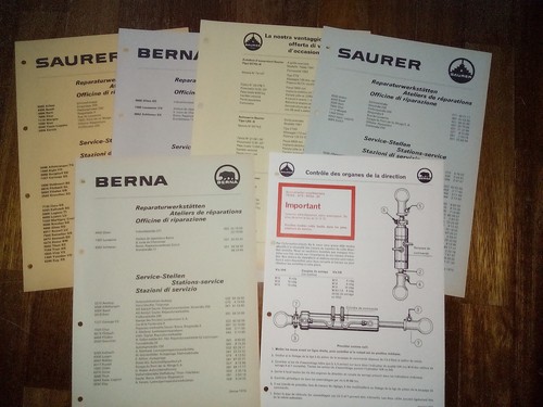 Opuscolo camion saurer berna - saurer,