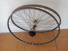 Coppia ruote mozzi Miche cechi Nisi palmers bici corsa vintage 