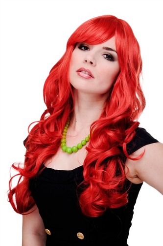 Parrucca donna rosso fuoco - parrucca, da