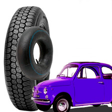 4 X Pneumatici 125 12 62J M+S x FIAT 500 EPOCA F/R/L + CAMERA D'ARIA