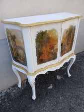 MOBILETTO LACCATO VENEZIANO CON SCENE CLASSICHE - BAROCCHETTO - 1940 EMILIA