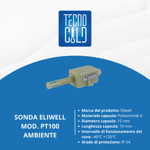 Sonda eliwell pt100 - sonda,