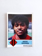 FIGURINA PANINI VOETBAL 87 NEDERLAND EXCELSIOR WASIMAN n 91 CON VELINA